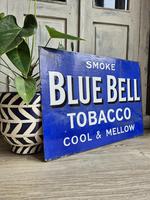 Antique Enamel Sign Blue Bell Tabacco, Antique Shop Sign (1 of 18)