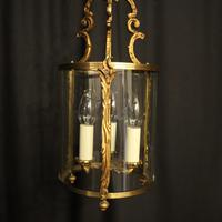 French Gilded Convex Antique Hall Lantern (4 of 7) French Gilded Convex Antique Hall Lantern (4 of 7)