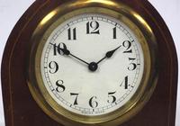 Solid Mahogany Lancet Cased Timepiece Clock with Satinwood Inlaid Decoration (8 of 9) Solid Mahogany Lancet Cased Timepiece Clock with Satinwood Inlaid Decoration (8 of 9)