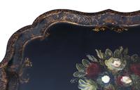 Victorian Tilt Top Decorated Black Lacquer Tray Top Coffee Table (11 of 11) Victorian Tilt Top Decorated Black Lacquer Tray Top Coffee Table (11 of 11)