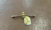 9ct Gold Owl Brooch