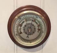 Edwardian Oak Aneroid Barometer c.1901 (8 of 8) Edwardian Oak Aneroid Barometer c.1901 (8 of 8)