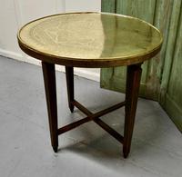 Brass Top Coffee Table or Occasional Table (2 of 5) Brass Top Coffee Table or Occasional Table (2 of 5)