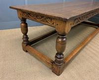 Large Oak Jacobean Revival Refectory Table (10 of 12) Large Oak Jacobean Revival Refectory Table (10 of 12)