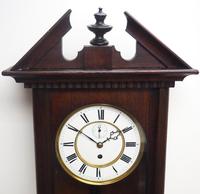 Antique German Single Weight Walnut 8-Day Vienna Regulator Wall Clock (7 of 10) Antique German Single Weight Walnut 8-Day Vienna Regulator Wall Clock (7 of 10)