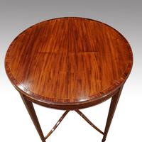 Edwardian Inlaid Circular Mahogany Occasional Table (5 of 6) Edwardian Inlaid Circular Mahogany Occasional Table (5 of 6)