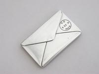 Victorian Patented American Sterling Silver & Enamel Envelope Form Double Stamp Case (4 of 8) Victorian Patented American Sterling Silver & Enamel Envelope Form Double Stamp Case (4 of 8)
