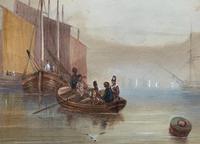 19th Century British School - Masted Ships - Military - Marine - Watercolour Painting (4 of 10) 19th Century British School - Masted Ships - Military - Marine - Watercolour Painting (4 of 10)