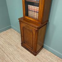 Tall Slim Victorian Mahogany Antique Bookcase on Cupboard (7 of 10) Tall Slim Victorian Mahogany Antique Bookcase on Cupboard (7 of 10)