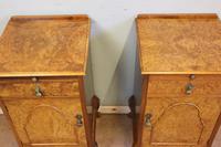 Quality Pair of Burr Walnut Bedside Cabinets (2 of 14) Quality Pair of Burr Walnut Bedside Cabinets (2 of 14)