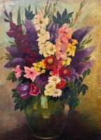 Large 19th Century French Farmhouse Impressionist Still Life Floral Oil Painting Signed (6 of 12) Large 19th Century French Farmhouse Impressionist Still Life Floral Oil Painting Signed (6 of 12)