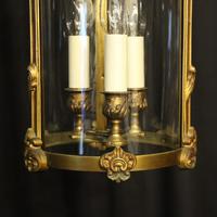 French Gilded Bronze Antique Hall Lantern (7 of 9) French Gilded Bronze Antique Hall Lantern (7 of 9)