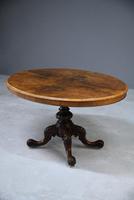 Antique Victorian Burr Walnut Tilt Top Table (4 of 12) Antique Victorian Burr Walnut Tilt Top Table (4 of 12)