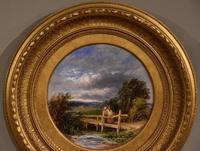 Oil Painting by Henry Barnes "Crossing the Bridge" (2 of 5) Oil Painting by Henry Barnes "Crossing the Bridge" (2 of 5)