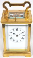 Antique French 8-Day Repeat Carriage Clock Bevelled Case with Enamel Dial Gong Striking (5 of 5) Antique French 8-Day Repeat Carriage Clock Bevelled Case with Enamel Dial Gong Striking (5 of 5)