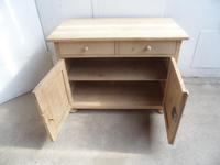 Small Victorian Antique Pine 2 Door Dresser Base / TV Stand to wax / paint (8 of 8) Small Victorian Antique Pine 2 Door Dresser Base / TV Stand to wax / paint (8 of 8)