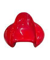 Scarce & Authentic Red Fibreglass "Formula Chair" Made by Adelta