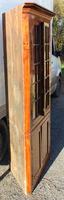 1850's Satin Walnut Corner Cupboard on Stand with Glazed Top (2 of 4) 1850's Satin Walnut Corner Cupboard on Stand with Glazed Top (2 of 4)