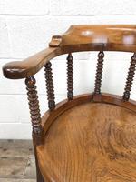 Antique Captain Style Elm Armchair (4 of 12) Antique Captain Style Elm Armchair (4 of 12)