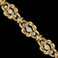 Antique French Diamond Bracelet 18ct Gold 2.20ct Of Diamond c.1900 (3 of 6) Antique French Diamond Bracelet 18ct Gold 2.20ct Of Diamond c.1900 (3 of 6)