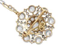 6.10ct Diamond & 9ct Yellow Gold Brooch / Pendant - Antique Victorian (10 of 15) 6.10ct Diamond & 9ct Yellow Gold Brooch / Pendant - Antique Victorian (10 of 15)