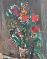 Large Rustic 19th Century French Impressionist Still Life Floral Oil Painting - Minor TLC (7 of 12) Large Rustic 19th Century French Impressionist Still Life Floral Oil Painting - Minor TLC (7 of 12)