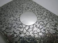 Quality Victorian 1894 Solid Sterling Silver & Leather Aide Memoire Card Note Stamp Case Purse Wallet. English Hallmarked (10 of 12) Quality Victorian 1894 Solid Sterling Silver & Leather Aide Memoire Card Note Stamp Case Purse Wallet. English Hallmarked (10 of 12)