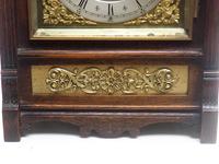 Oak Cased German Bracket 8-day Striking Mantle Clock c.1890 (2 of 10) Oak Cased German Bracket 8-day Striking Mantle Clock c.1890 (2 of 10)