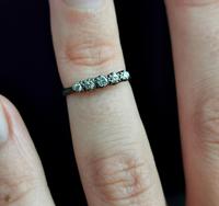 Antique Diamond Half Hoop Ring, Five Stone, 18ct Gold (11 of 13) Antique Diamond Half Hoop Ring, Five Stone, 18ct Gold (11 of 13)