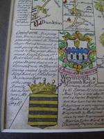 18thC Road Map Dorset " Dunkton - Weymouth" c1720 Britannia Depicta (2 of 5) 18thC Road Map Dorset " Dunkton - Weymouth" c1720 Britannia Depicta (2 of 5)