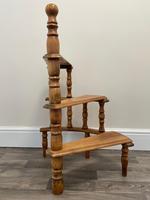 Victorian Style Light Oak Library Spiral Curved Step Ladder Stand (16 of 24) Victorian Style Light Oak Library Spiral Curved Step Ladder Stand (16 of 24)