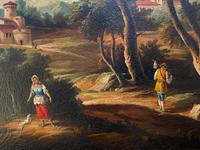 Substantial! Original Italian Landscape Oil by Follower of 17th Century Gaspard Dughet (10 of 15) Substantial! Original Italian Landscape Oil by Follower of 17th Century Gaspard Dughet (10 of 15)