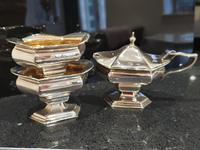 Very Stylish Art Nouveau HM Silver Three Piece Cruet Set Birmingham 1899 (13 of 13) Very Stylish Art Nouveau HM Silver Three Piece Cruet Set Birmingham 1899 (13 of 13)