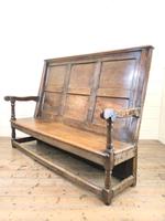 Large Antique Oak Settle (5 of 12) Large Antique Oak Settle (5 of 12)
