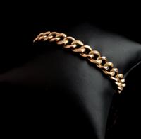 Antique Victorian 9ct Rose Gold Curb Bracelet, Heart Padlock (10 of 13) Antique Victorian 9ct Rose Gold Curb Bracelet, Heart Padlock (10 of 13)