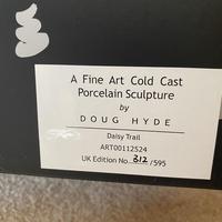 Doug Hyde cold cast porcelain sculpture titled "Daisy Trail" complete with all original boxes and certificate of Authenticity (8 of 10) Doug Hyde cold cast porcelain sculpture titled "Daisy Trail" complete with all original boxes and certificate of Authenticity (8 of 10)