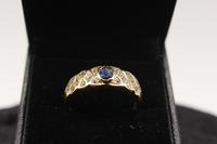 18ct Gold, Diamond & Sapphire Ring, size U, weighing 4.6g (6 of 8) 18ct Gold, Diamond & Sapphire Ring, size U, weighing 4.6g (6 of 8)