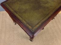 Victorian Mahogany 2 Drawer Reeded Leg Writing Table (7 of 15) Victorian Mahogany 2 Drawer Reeded Leg Writing Table (7 of 15)