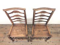 Pair of Antique Ladder Back Chairs (2 of 8) Pair of Antique Ladder Back Chairs (2 of 8)