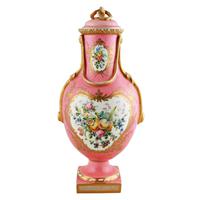 Victorian Coalport Porcelain Vase & Cover (2 of 8) Victorian Coalport Porcelain Vase & Cover (2 of 8)