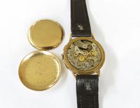 Gents 9ct Gold Landeron Chronograph Wrist Watch (4 of 5) Gents 9ct Gold Landeron Chronograph Wrist Watch (4 of 5)