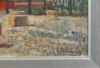 Lovely Original 20th Century Vintage Impressionist Harvest Haystack Landscape Painting (10 of 12) Lovely Original 20th Century Vintage Impressionist Harvest Haystack Landscape Painting (10 of 12)