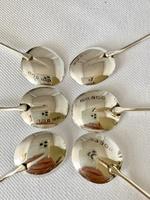 Set of Six Sterling Silver Coffee Bean Spoons (3 of 4) Set of Six Sterling Silver Coffee Bean Spoons (3 of 4)