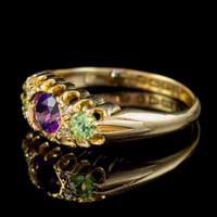 Antique Suffragette Ring Amethyst Peridot Diamond 18ct Gold S Blanckensee And Son Dated 1917 (3 of 8) Antique Suffragette Ring Amethyst Peridot Diamond 18ct Gold S Blanckensee And Son Dated 1917 (3 of 8)