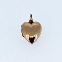 Antique 9ct 9K Gold Puffy Love Heart Locket Pendant Charm (3 of 8) Antique 9ct 9K Gold Puffy Love Heart Locket Pendant Charm (3 of 8)