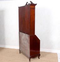 Secretaire Bureau Bookcase Astragal Glazed Mahogany Library Cabinet (10 of 14) Secretaire Bureau Bookcase Astragal Glazed Mahogany Library Cabinet (10 of 14)