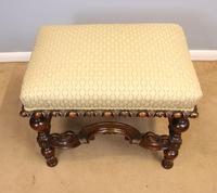 Antique 19th Century Outstanding Quality Walnut Stool. (4 of 5) Antique 19th Century Outstanding Quality Walnut Stool. (4 of 5)