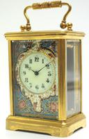 Superb French 8 Day Champleve Carriage Clock Cylinder Platform, Working c.1900 (9 of 12) Superb French 8 Day Champleve Carriage Clock Cylinder Platform, Working c.1900 (9 of 12)
