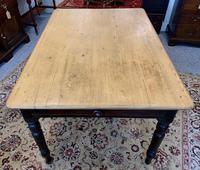 Antique Victorian Pine Farmhouse Table with Drawer (7 of 16) Antique Victorian Pine Farmhouse Table with Drawer (7 of 16)