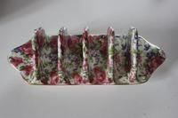 Vintage 1930's Royal Winton Chintz Toastrack - Summertime (4 of 5) Vintage 1930's Royal Winton Chintz Toastrack - Summertime (4 of 5)